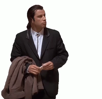 Meme do John Travolta confuso meme