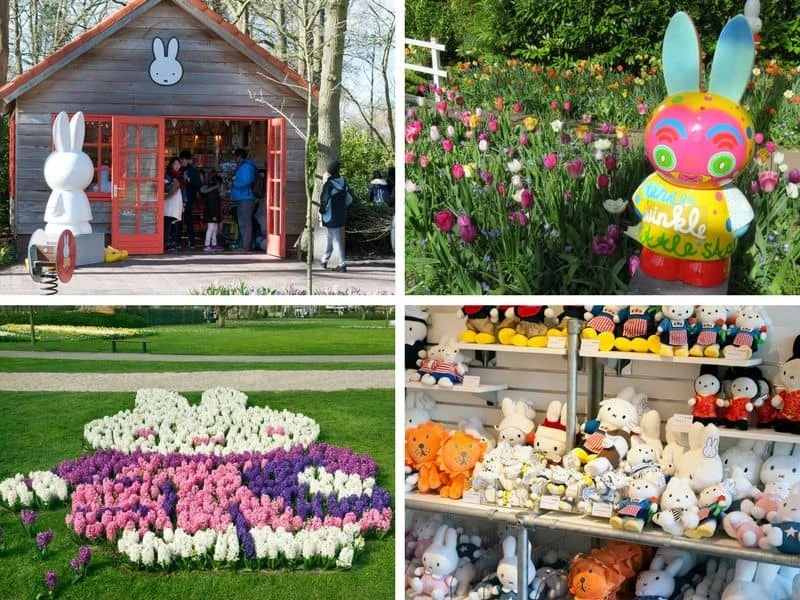 Atrações da Casa da Miffy no Keukenhof